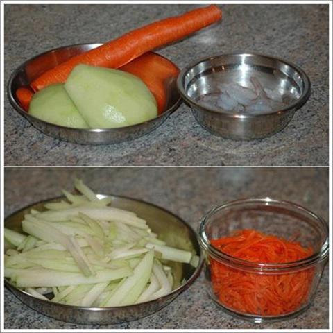 Cách làm su su xào tôm