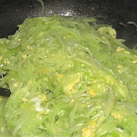 Cách làm su su xúc trứng