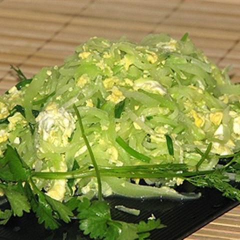 Cách làm su su xúc trứng