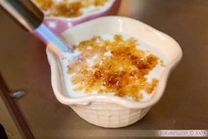 Sữa chua cam brulee