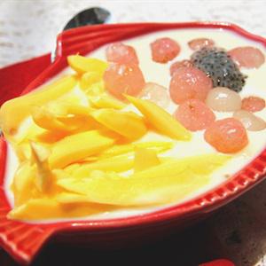 Cách làm sữa chua dầm mít