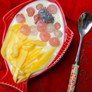 Cách làm sữa chua dầm mít