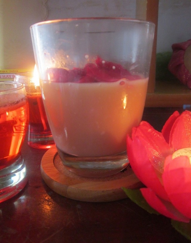 Sữa chua hoa hồng