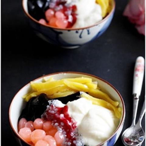 Cách làm sữa chua mít lê