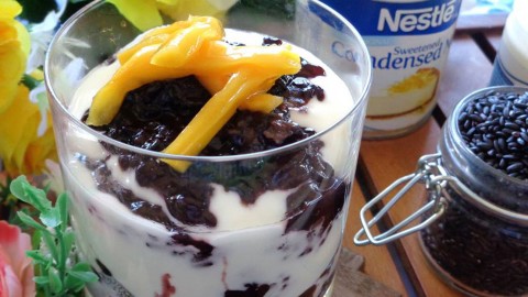 Sữa chua nếp cẩm mít ngon như ý