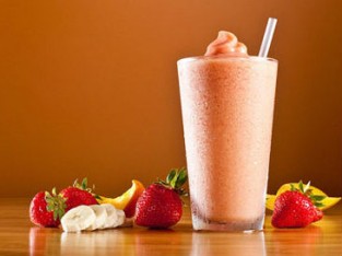 Sữa dâu tây, chuối