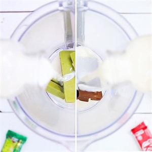 Cách làm sữa lắc kitkat