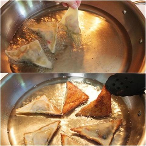 Cách làm sủi cảo chiên