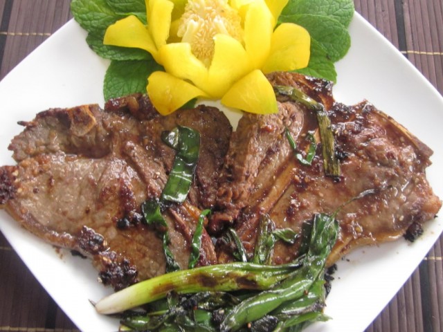 Sườn bò nướng chảo mềm