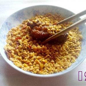 Cách làm sườn chiên đậu phộng