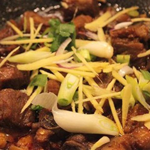 Cách làm sườn chiên gừng