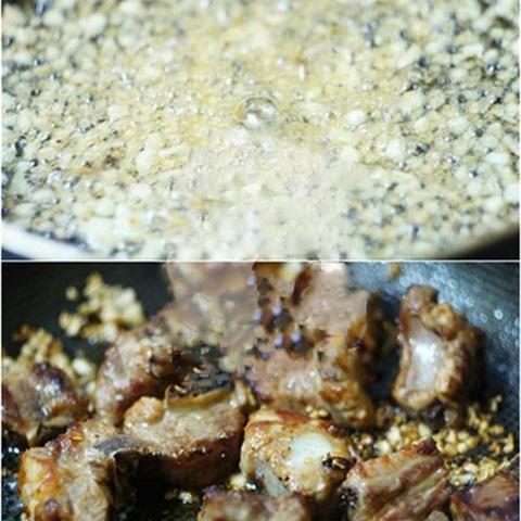 Cách làm sườn chiên nước mắm tỏi