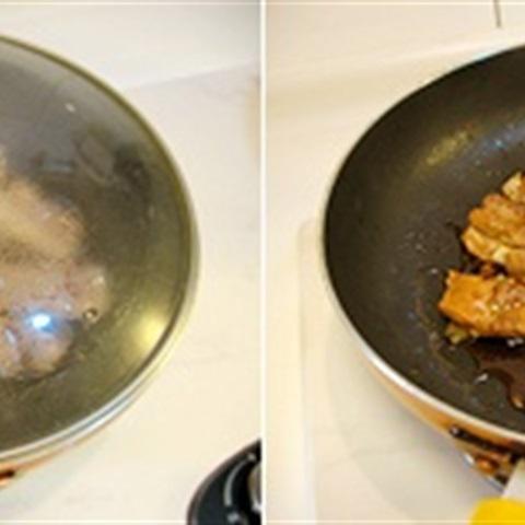 Cách làm sườn chiên sốt cam