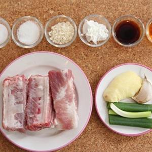 Cách làm sườn chiên tỏi tẩm bột