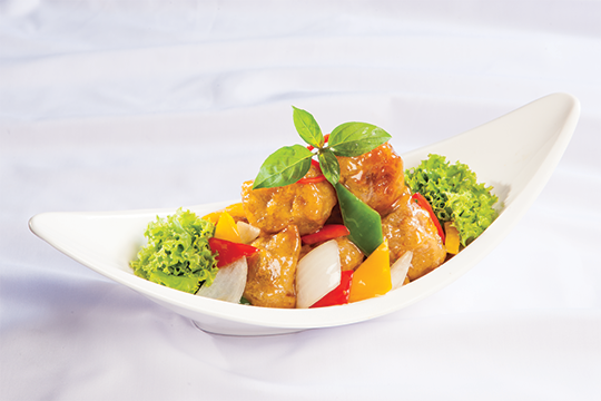 Sườn chiên xốt mận