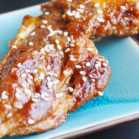 Cách làm sườn cốt lết rim mật ong