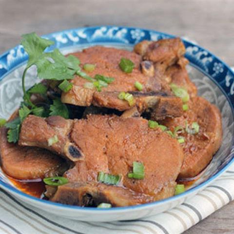 Cách làm sườn cốt lết rim xì dầu