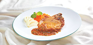 Sườn cốt lết xốt dầu hào