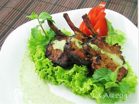 Sườn heo nướng cotlet