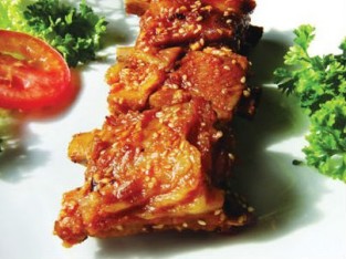 Sườn heo nướng mật ong