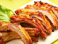Sườn heo nướng tương hành