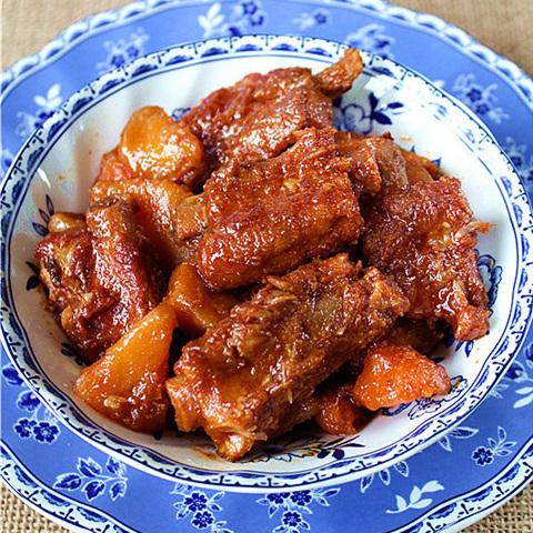 Cách làm sườn kho cay