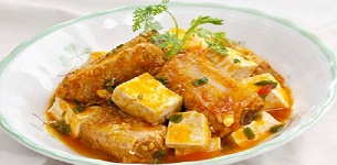 Sườn kho đậu hũ non