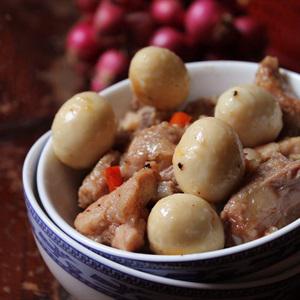 Cách làm sườn kho trứng cút