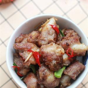 Cách làm sườn non chiên