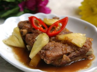 Sườn non kho thơm