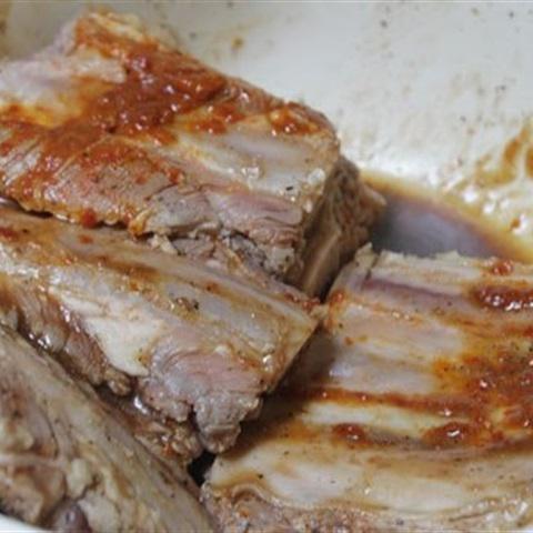 Cách làm sườn non nướng mật ong