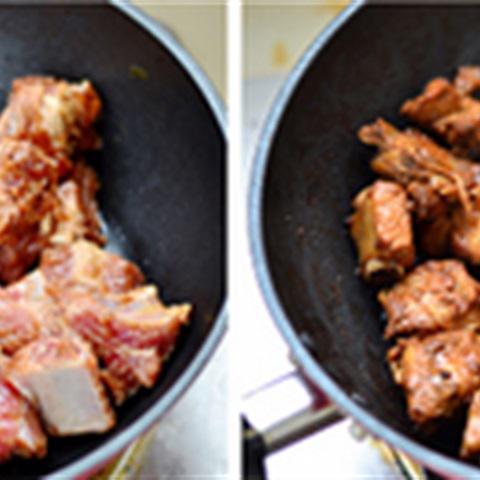 Cách làm sườn non om cay