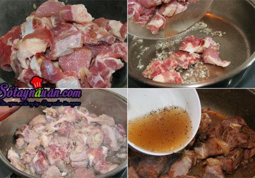 Sườn non ram đậm đà ngon cơm