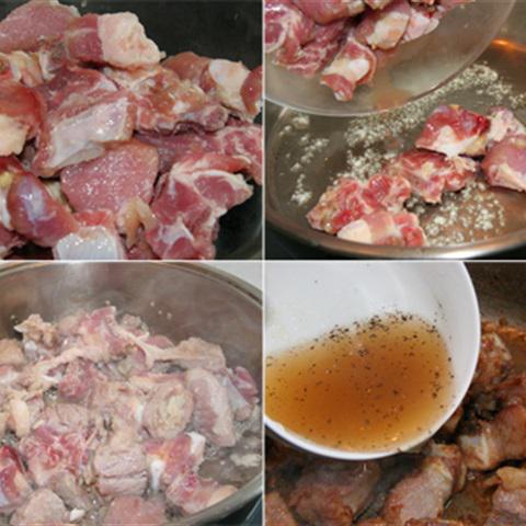 Cách làm sườn non rim mặn