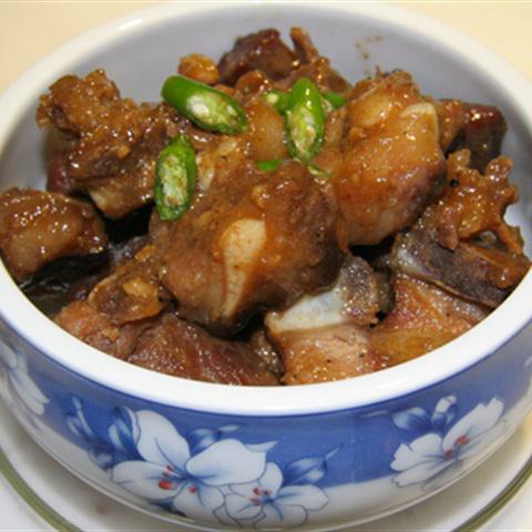 Cách làm sườn non rim mặn