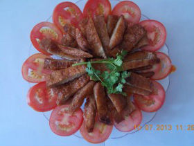 Sườn non rim xá xíu