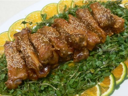 Sườn non sốt cam