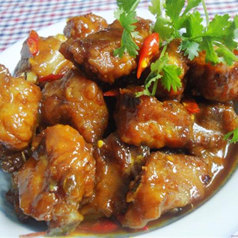 Cách làm sườn non sốt me