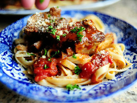 Sườn nướng sốt cà chua