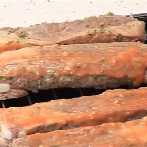Cách làm sườn nướng sốt cay