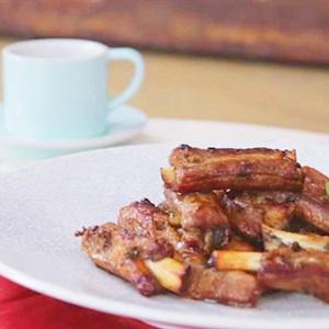 Cách làm sườn nướng vị cà phê