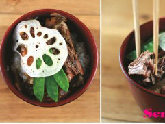 Sườn om củ sen kiểu Nhật