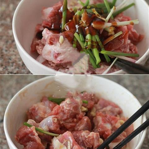 Cách làm sườn om tỏi