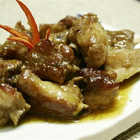 Cách làm sườn rim chanh dây