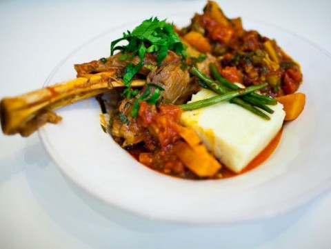 Sườn trừu hầm cà