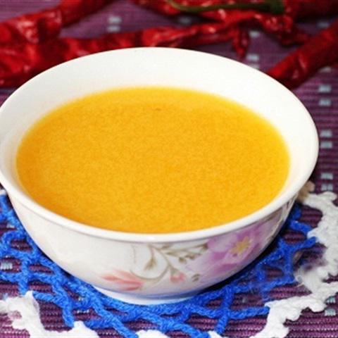 Cách làm súp bắp  bí đỏ