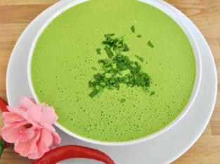 Súp bơ chanh lạnh