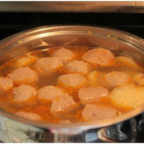 Cách làm súp bò viên