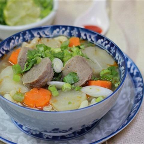 Cách làm súp bò viên