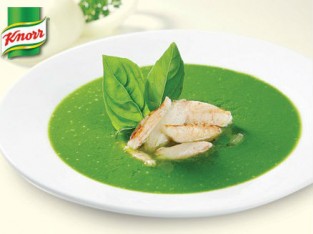 Súp bó xôi thịt cua